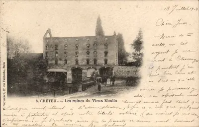 Créteil — As ruínas do Velho Moulin — F. Pozytebat, Paris, n°8