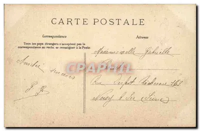 Drancy — Entrada de Drancy — E. L. D. — Verso