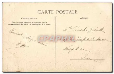 Drancy — Cité du Nord - Rue A. — Editor E.D. n°12 — Verso