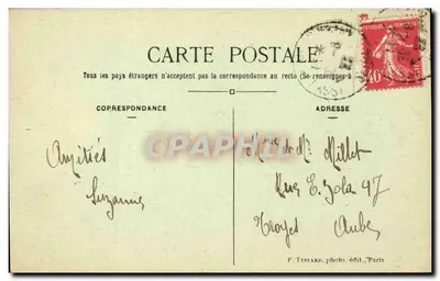 Issy-les-Moulineaux — A Casa dos Pequenos Casais — E. M. n°6166 — Verso