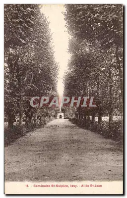 Seminário St-Sulpice, Issy — Avenida St-Jean — Editor A. Brugge, Paris