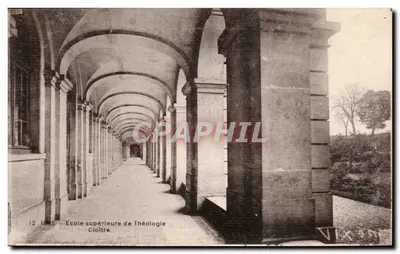 Escola Superior de Teologia - Claustro — Impressor Burger & Fils, Paris