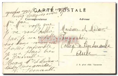 Joinville-le-Pont — Brzegi Marne i Ille — J.A. fot-edyt. Vincennes n°966 — Rewers