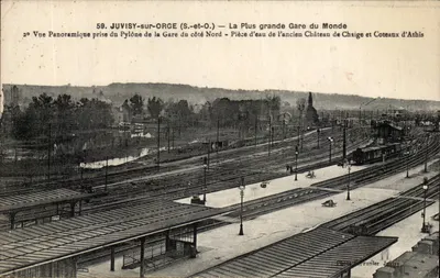 Juvisy-sur-Orge — Vista panorâmica da estação do lado norte — Foto La Funier Juvisy