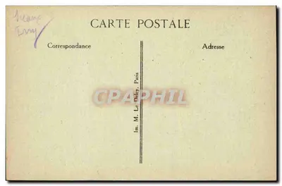 O Kremlin-Bicêtre — Rue des Plantes — B.P.D. — Verso