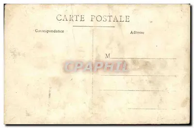 Grupo de soldados — perto de um lago e de uma cabana — carta postal sem editor ou número visível — Verso