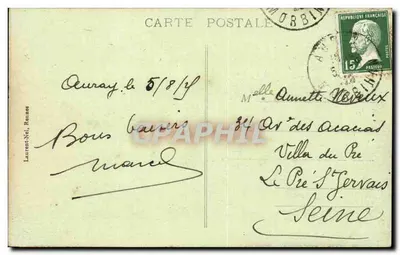 Okręgi Auray — Jezioro i Młyn Chartreuse — Laurent-Nel, Rennes — Rewers