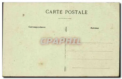 Quimperlé — Vista geral da cidade e da Place Nationale em primeiro plano — Editor não identificado, número de série não visível — Verso
