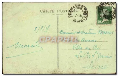 Quimper — Vista geral tirada do Frugy — Coleção Vilard, n°6317 — Verso