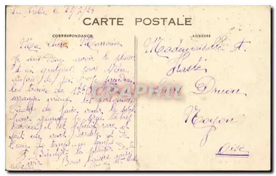 La Frette (S.-et-O.) — Rue de la Vallée — wydawca K. Léon L'Orée, n°14 — Rewers