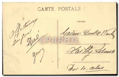 Avesnes-sur-Helpe — Entrada da Subprefeitura — Édit. & COUTURE HAUTMONT — Verso