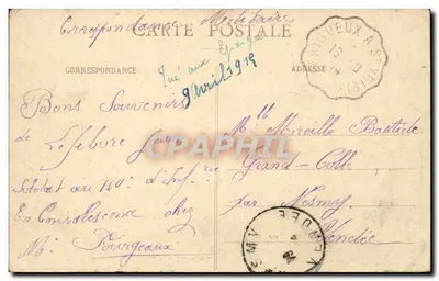 Périgueux - Teatr — Nowe Galerie, wydawca nieznany, nr 29 — Rewers