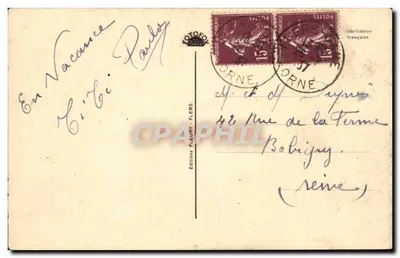 Flers — Igreja de São João Batista — Fleury — Verso