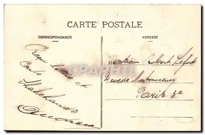 Roubaix - Rue de la Gare — trem e arquitetura — L. S., Hautmont (Nord) — Verso