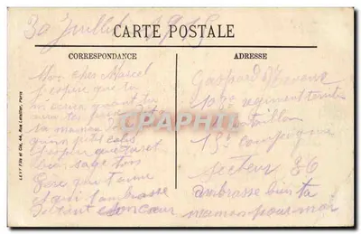 Verdun — Porta Chaussée (século XV) — LL. — Verso
