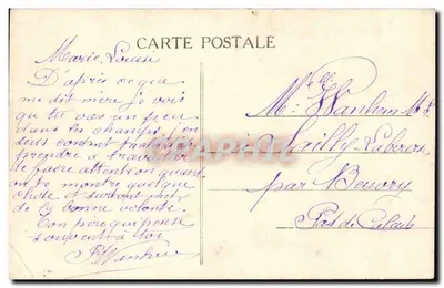 Camp de La Courtine — Tiro de Artilharia - Peça 75 — Editor Mouton, Bazan de la Congère — Verso