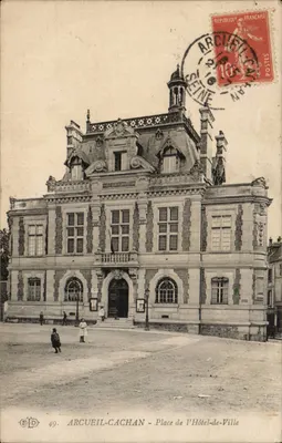 Arcueil-Cachan - Place de l'Hôtel-de-Ville — editor E.P.D. n°49