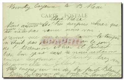 Anvin - Gara — Gara kolejowa — Wyd. Leclercq-Candevelle n°12 — Rewers