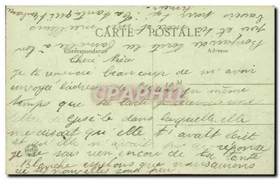 Menchey-Caveux - A Igreja — Éd. Léclercq-Carapelle — Verso
