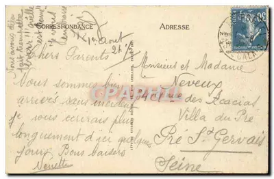 Le Portel — Plac — wydawca Clément, n°22 — Rewers
