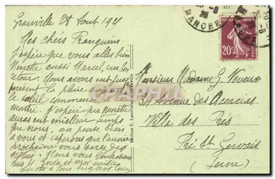 Granville — Pełna wizja Roc — Wydanie E. Lecontey, n°76 — Rewers