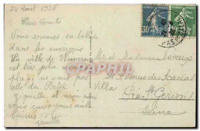 Wimereux - A Praia e as Villas — n°41 — Verso