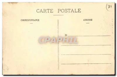 LE CREUSOT — Usinas Schneider — Fundição de uma Peça — Impressor-editor A. Dervt — Verso