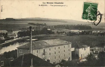 St-Mihiel — Vista panorámica n° 5 — La Meuse illustrée, Edit. A. L.