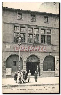Villefranche (Ródano) - O Hotel de Ville — B. F., Paris, n° 83