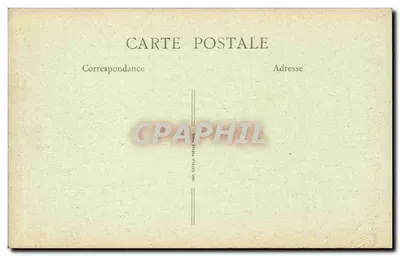 Villefranche (Ródano) - O Hotel de Ville — B. F., Paris, n° 83 — Verso