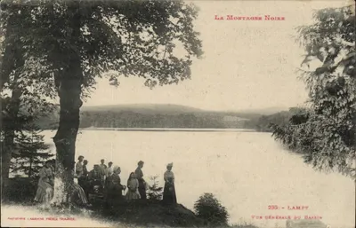 La Montagne Noire — Algemene uitzicht van het bassin — Fototype L'Abouche Frères, Toulouse, n° 233