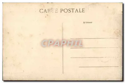 Saint-Guénolé-Penmarch — Falista przechodząca przez skały Trou de l'Enfer — kolekcja Vassant, Quimper, nr 6606 — Rewers