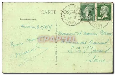 La Pointe du Raz (Finistère) — Silne prądy — J. Nozaïs, wydawca, nr 15 — Rewers
