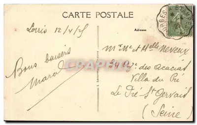 Lorrîs (Loiret) — A Lagoa dos Bosques — Verso