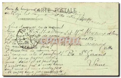 DREUX - Entrada do Velho Castelo — G. Foucault, editor, Dreux — Verso