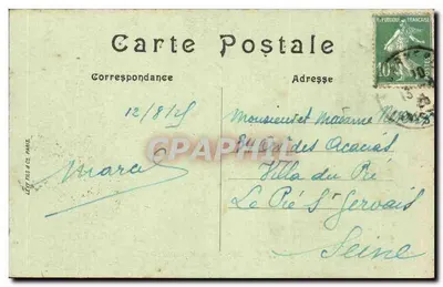 Douarnenez — Vista geral da Praia dos Areais Brancos — LL. N° 112 — Verso