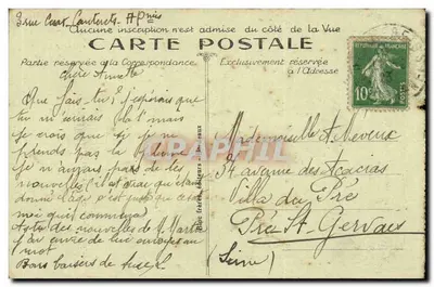 Ruta de Pierrefitte a Cauterets — Le Limacon — B. R. — n°56 — Reverso