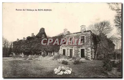 Ruínas da Abadia de BON-REPOS — editor Léon Poutre