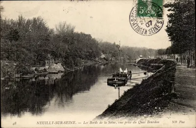 Neuilly-sur-Seine — As Margens da Sena, vista tirada do Quai Bourdon — ND Phot