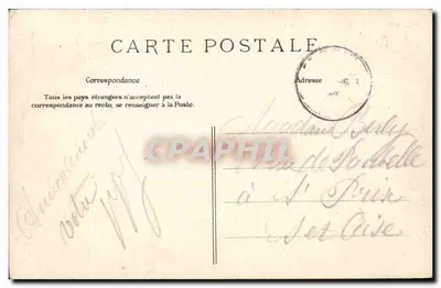 NOISY-LE-SEC — Rue de la Gare — Café de la Marne-Buvette — Verso