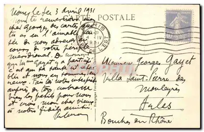 Noisy-le-Sec (Seine) — Boulevard de la République — Édition Berthoiller n°9 — Verso