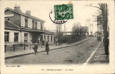 Noisy-le-Sec — A Estação — B. F., Paris, n°13