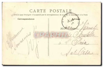 Noisy-le-Sec — A Estação — B. F., Paris, n°13 — Verso