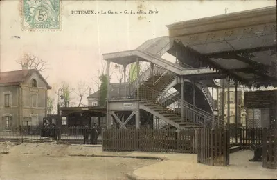 Puteaux - A Estação — G. I., editor, Paris