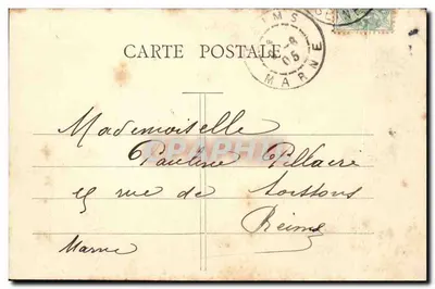 Puteaux - A Estação — G. I., editor, Paris — Verso