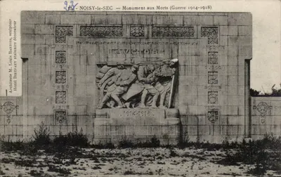 NOISY-le-SEC — Monument aos Mortos (Guerra 1914-1918) — Editor J. B.