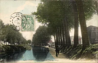 Pantin — O Canal do Ourcq — G.I. — editor G.I. n°1421