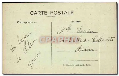 Pantin — Sala das Conferências — E.M. n°300 — Verso