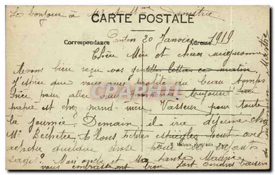 Pantin - La Saigneurière - Le Pigeonnier — E.M. — Verso