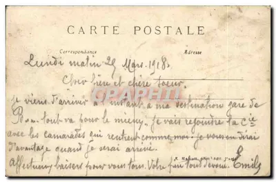 Pantin — O Canal do Ourcq — Editor E. M. — Verso